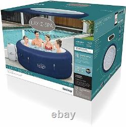 Lazy Lay-Z-Spa Hot Tub 4-6 People Airjet Massage System with Floating LED light
