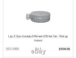 Lazy spa hot tub 6 person new