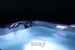 London 5-Person Hot Tub Spa 44 Jet Aromatherapy LEDs Bluetooth Waterfall