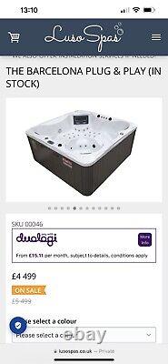 Luso spas barcelona hot tub With Lights And Speakers