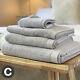 Luxury Light Grey Silver 750gsm Thick Supersoft & Absorbent 100% Cotton Towels