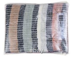 MISSONIHOME SHAWL BEACH TOWEL RAMIRO 160 FRINGED 100% LINEN 100x180cm 39 x70