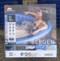 MSPA Bergen Hot Tub Inflatable Spa New Model UV Light Sanitzer 4 Person