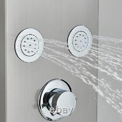 Modern Shower Panel Column Stainless Steel Massage SPA Jet Shower Bath Mixer Tap