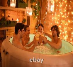 NEW Lay-Z-Spa Paris Hot Tub with changing colour led lighting. Seats 4-6 peeps