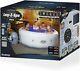 New Lazy Lay Z-spa Paris Hot Tub Led Lights Airjet Inflatable 4-6 Person