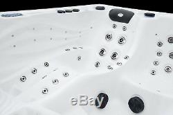 New 2019 Model ONYX USA Acrylic Hot tub spa! Bluetooth LED Lights WHITE
