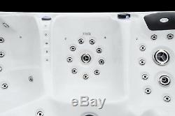 New 2019 Model ONYX USA Acrylic Hot tub spa! Bluetooth LED Lights WHITE