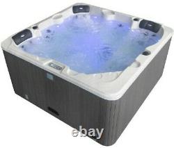 New Happy + 5 Seat Luxury Hot Tub Canadian Gecko 32amp Spa Lights Music In Stock