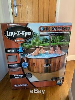 New Lay Z Spa Helsinki AIRJET Hot Tub 5-7 Person With LED LIGHTS