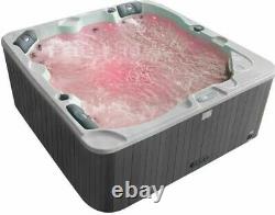 New Palm Spas Happy+ Hot Tub Spa Seat 5 Person Music Lights Twin Lounger 32amp