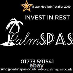 New Palm Spas Malibu Balboa Hot Tub Spa 6 Seats Music Lights Lounger 32amp 5