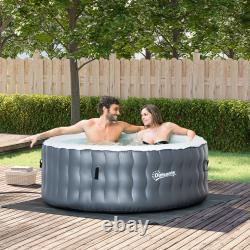 Outdoor Hot Tub Round Inflatable Spa Pool with Pump Cover Filter Cartridges