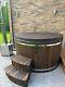 Prime Thermowood External Wood Fired Hot Tub+jets+air+led+eco Spa Cover