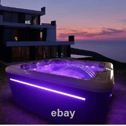Palm Spas Cosmo+ 6 Seat Luxury Hot Tub American Balboa 32AMP Spa Lights Music