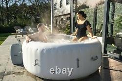 Portable Lay -Z-Spa Paris Luxury Hot Tub with LED Lights & Airjet System