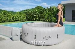 Portable Lay -Z-Spa Paris Luxury Hot Tub with LED Lights & Airjet System