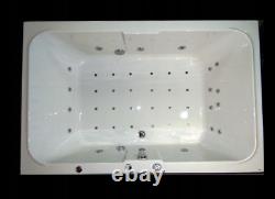RIHO Sobek 180x115 Fiberglass Whirlpool Bathtub Acrylic Hydromassage