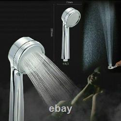 Rain Bathroom SPA Massage Jet Shower Column SystemBlack LED Light Shower tap