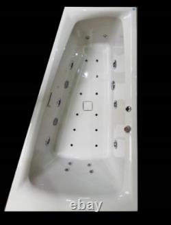 Riho Still Smart 170x110 L Fiberglass Whirlpool Bathtub Acrylic Hydromassage