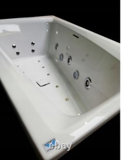 Riho Still Smart 170x110 L Fiberglass Whirlpool Bathtub Acrylic Hydromassage
