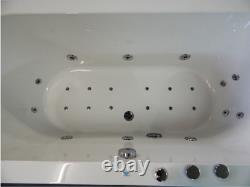 S2 Urbi 180x80 Fiberglass Whirlpool Bathtub Acrylic Hydromassage