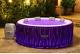 Saluspa Airjet Inflatable Hot Tub Spa With Color-changing Led Lights 4-6 Person