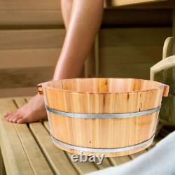 Spa Basin Wood Foot Bucket Reusable Foot Bath Bucket Foot Bathing Bucket Foot