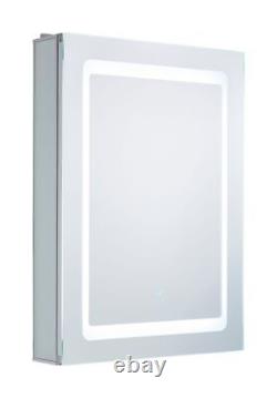 Spa SPA-35707 Arte LED Illuminated Mirror Cabinet, IP44, shaver socket, demister