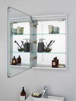 Spa SPA-35707 Arte LED Illuminated Mirror Cabinet, IP44, shaver socket, demister