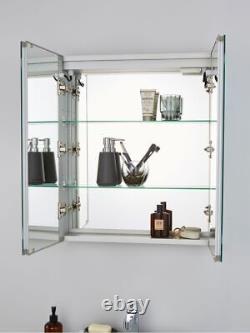 Spa SPA-35708 Hym LED Illuminated Mirror Cabinet, IP44, shaver socket, demister