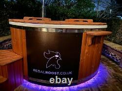 Thermowood Hot tub wood fired SPA Jets + LED + Cover + FREE delivery (England)