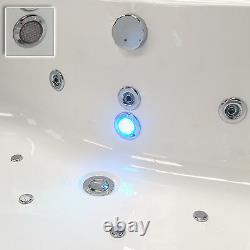 Trojan Concert Shower Bath 12 Jet Whirlpool Spa Bath With Panel, Screen & Light