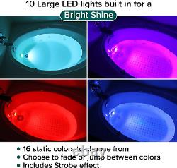 Underwater Remote Controlled LED Color Changing Light for Bathtub or Spa Batte