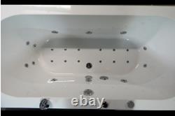 Urbi 180x80 Master Fiberglass Whirlpool Bathtub Acrylic Hydromassage
