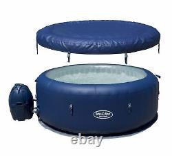 Used Lay-Z Spa New York 6 Person Inflatable Hot Tub Spa 140 Jet No Lights
