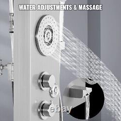 VEVOR Thermostatic Shower Panel Column Tower LED Waterfall Massage Body System
