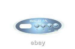 VL200 Balboa top control, hot tub Parts with overlay 4 button JET LIGHT COOL WAR