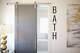 Vertical Bath Sign Vinyl Decal For Baths, Shower, Hotel, Spa, Wall Decor, Home O