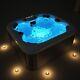 Virpol Outdoor Spa Whirlpool Hot Tub With Cover And Step For 4 Person