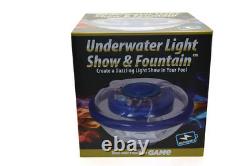 Water Feature Light Show & Fountain, Floats Spins Pond Pool Spa Hot Tub Disco