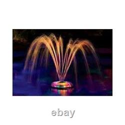 Water Feature Light Show & Fountain, Floats Spins Pond Pool Spa Hot Tub Disco