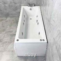 Whirlpool Bath Suite Inc FREE White Light Siera Bath Inc Taps, Toilet + Basin